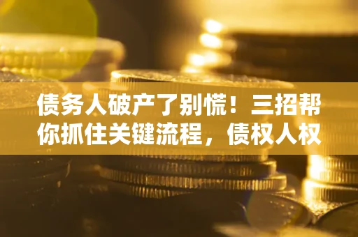 北京债务人破产了别慌！三招帮你抓住关键流程，债权人权益不再缩水