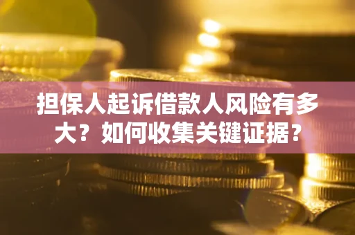北京担保人起诉借款人风险有多大？如何收集关键证据？