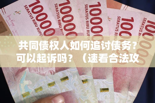北京共同债权人如何追讨债务？可以起诉吗？（速看合法攻略）