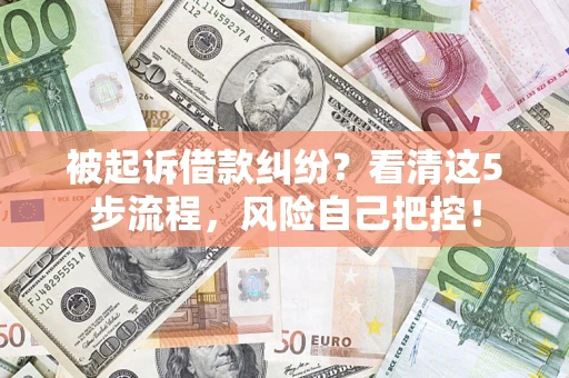 北京被起诉借款纠纷？看清这5步流程，风险自己把控！