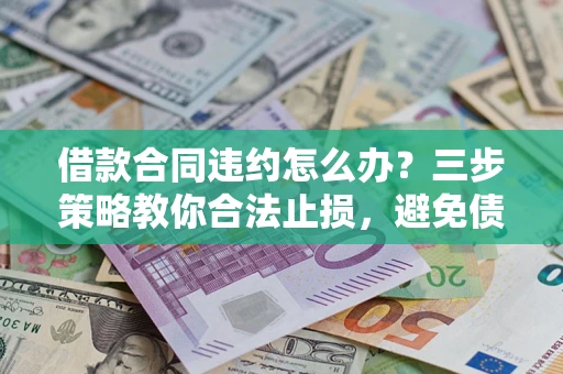 北京借款合同违约怎么办？三步策略教你合法止损，避免债务危机升级
