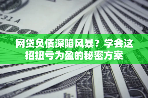 北京网贷负债深陷风暴？学会这招扭亏为盈的秘密方案